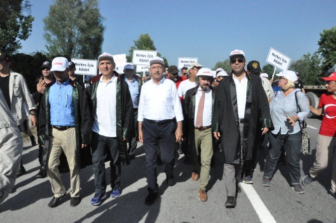"Adalet Yürüyüşü"nde 16. Gün Tamamlandı
