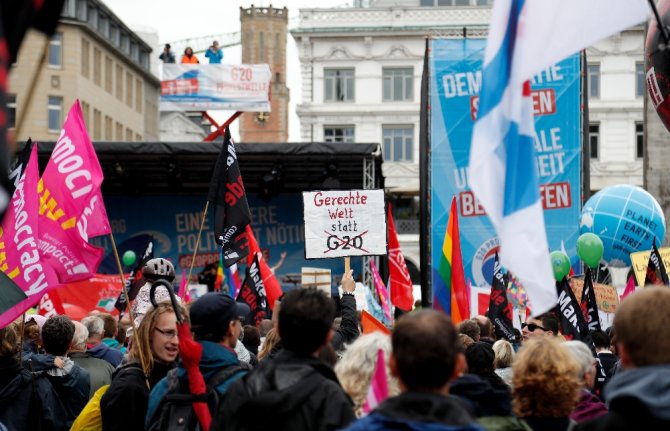 Almanya’da G20 Protestoları