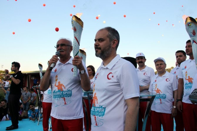 Olimpiyat Ateşi Samsun’da Yanmaya Başladı