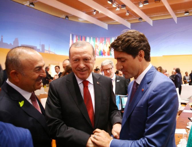 Erdoğan G20 Zirvesinde Liderlerle Sohbet Etti