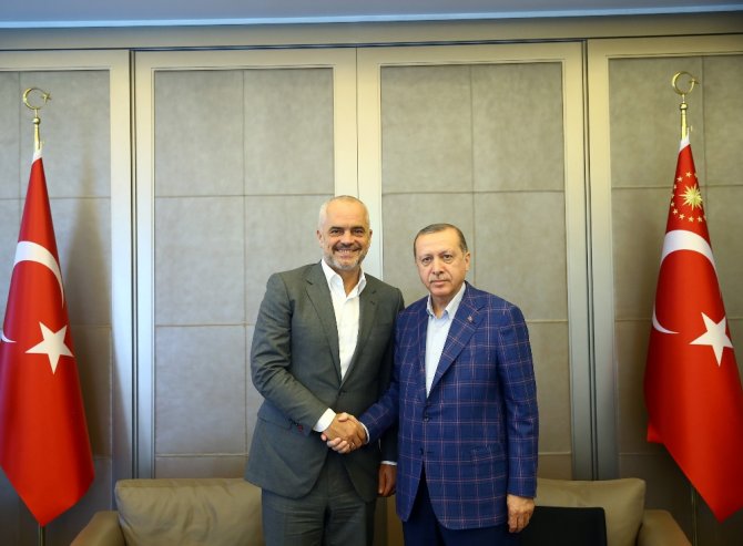 Erdoğan Arnavutlu Başbakanı Rama’yı Kabul Etti
