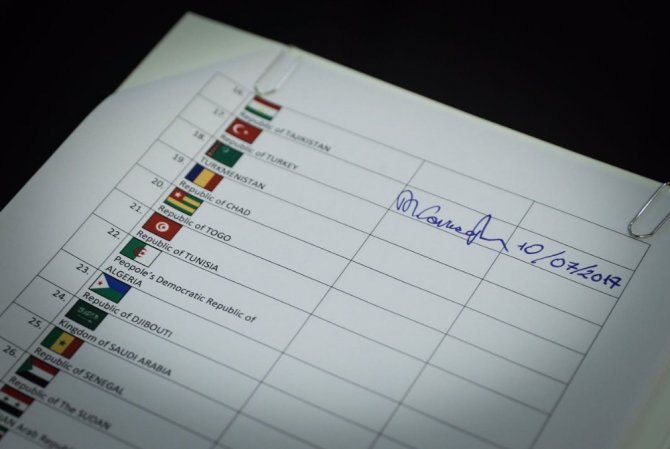 İlk İmzalayan Türkiye Oldu