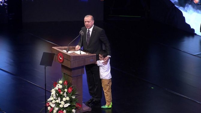 Beştepe’deki Törende Duygusal Anlar