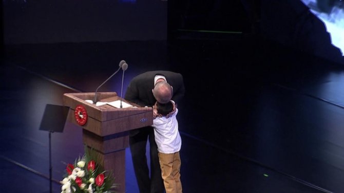 Beştepe’deki Törende Duygusal Anlar
