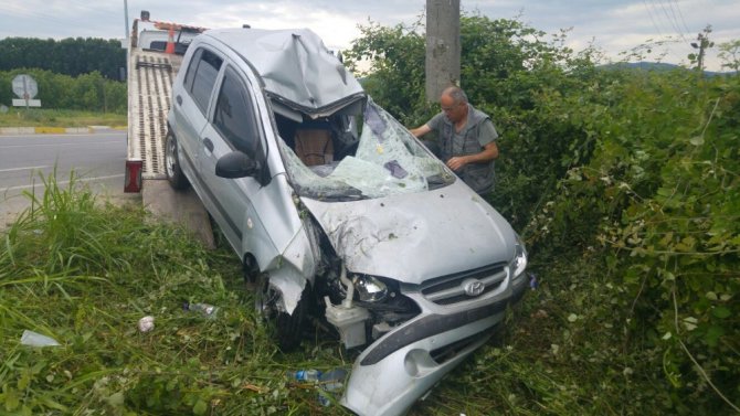 Sakarya’da Trafik Kazası: 1 Ölü 3 Yaralı