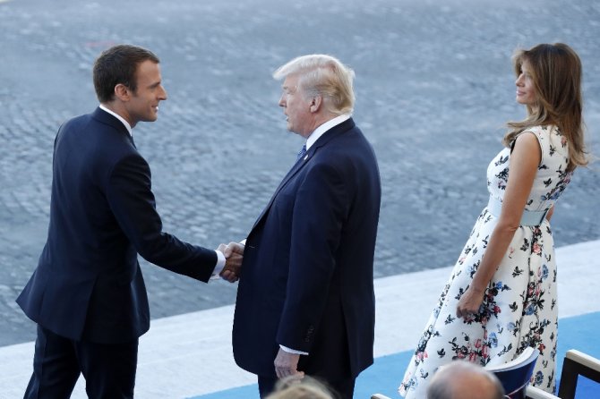 Trump Fransa Ulusal Günü’nde