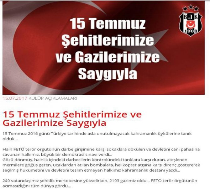 3 Büyükler 15 Temmuz’u Unutmadı