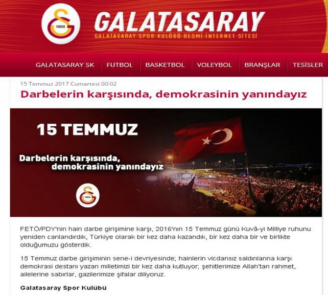 3 Büyükler 15 Temmuz’u Unutmadı