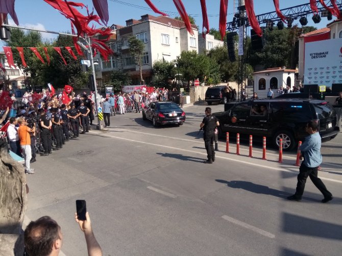 Erdoğan, 15 Temmuz Törenleri İçin İstanbul’a Geldi