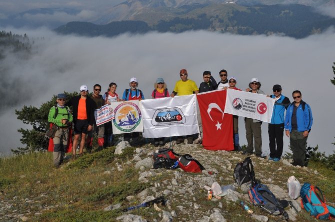 15 Temmuz Şehitleri İçin Ilgaz Dağı’na Tırmandılar