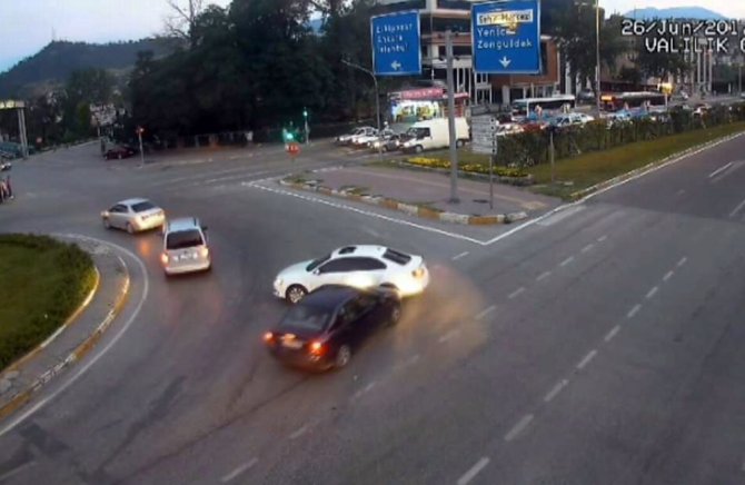 Trafik Kazaları Mobese Kamerasında