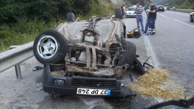 Sinop’ta Trafik Kazası: 1 Ölü, 3 Yaralı