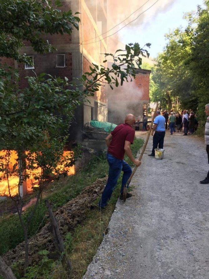 Artvin’de Korkutan Yangın