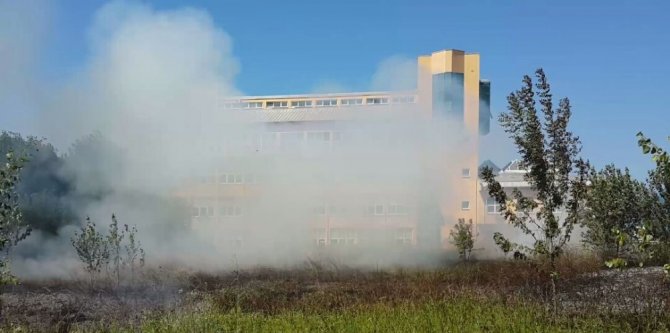 Ktü’deki Yangın Kısa Sürede Söndürüldü