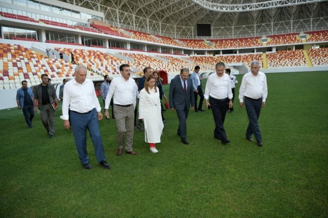 Cumhurbaşkanı Erdoğan’ın Açılışını Yapacağı Statta İnceleme
