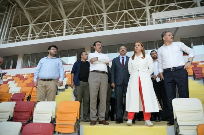 Cumhurbaşkanı Erdoğan’ın Açılışını Yapacağı Statta İnceleme