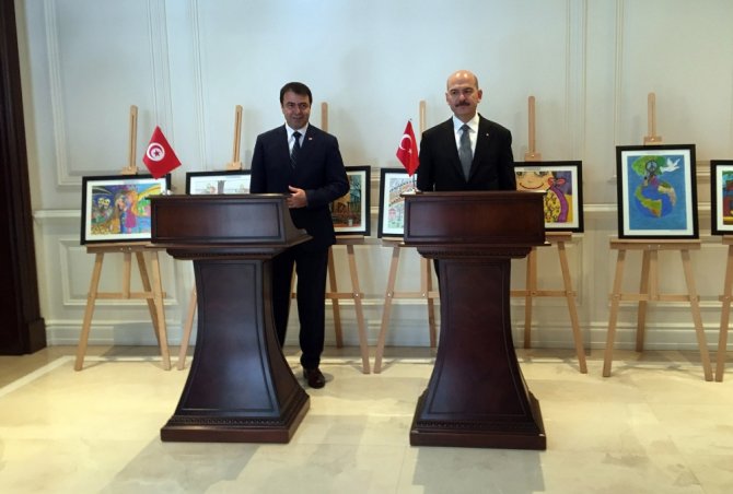 Bakan Soylu, Tunuslu Mevkidaşıyla Bir Araya Geldi