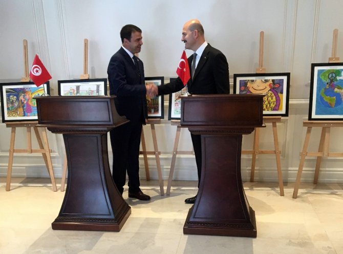 Bakan Soylu, Tunuslu Mevkidaşıyla Bir Araya Geldi