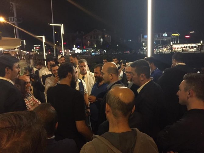 Bakan Soylu Uzungöl’de İncelemelerde Bulundu