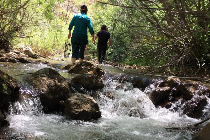 Gümüşhaneli Dağcılardan Kelkit Kanyonunda Zorlu Yürüyüş
