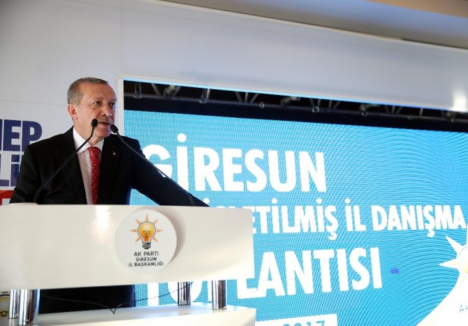 Cumhurbaşkanı Erdoğan Giresun’da Partililere Yoklama Yaptı