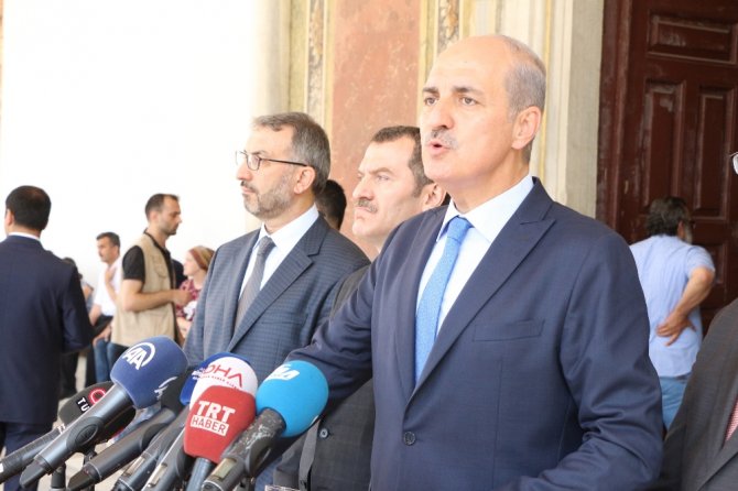 Kurtulmuş, Topkapı Sarayı’ndaki Kayma İddialarına Cevap