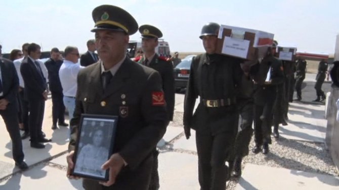 4 Şehit İçin 43 Yıl Sonra Cenaze Töreni