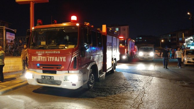 İstanbul’da Markete Molotoflu Saldırı Kamerada