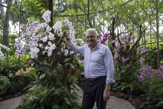 Başbakan Yıldırım, Ulusal Orkide Bahçesini Gezdi