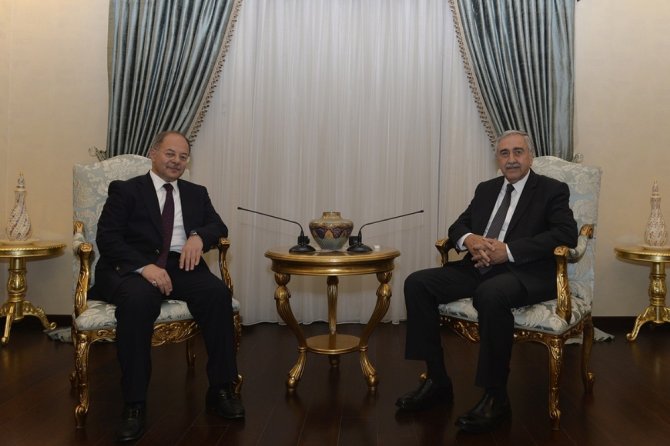 Akıncı, Recep Akdağ’ı Kabul Etti
