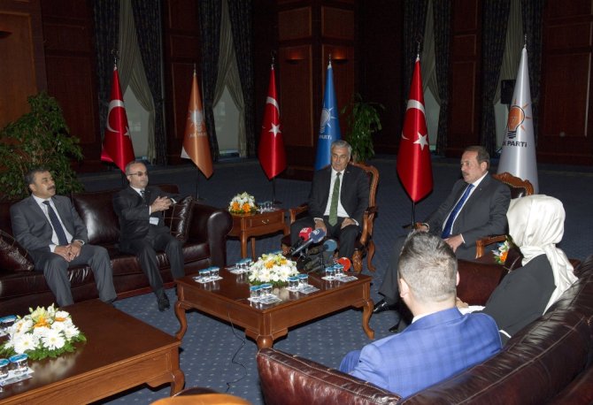 Mhp Ve Hüda-par’dan Ak Parti’ye Ziyaret