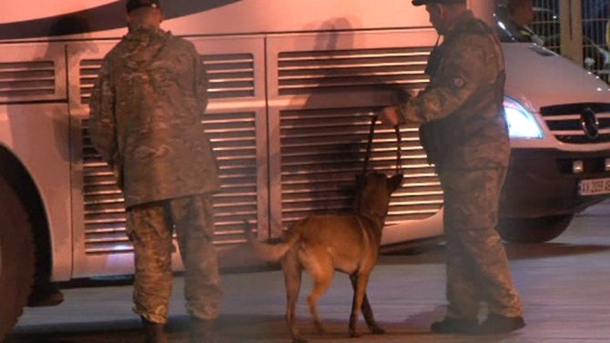 Milli Takım Otobüsünde Bomba Araması
