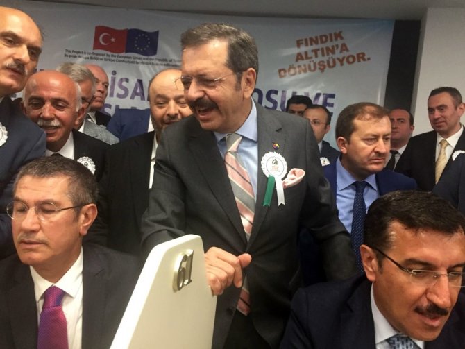 Bakanlar Fındık Borsası’nın Açılışını Yaptı