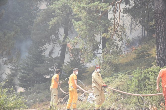 Bozüyük’te Yangın 4’üncü Gününde