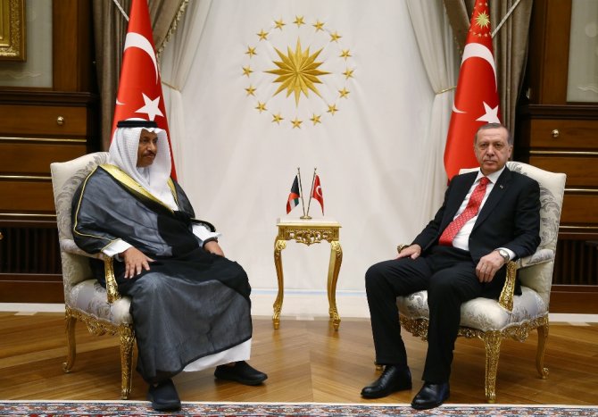 Erdoğan, Kuveyt Başbakanı’nı Kabul Etti