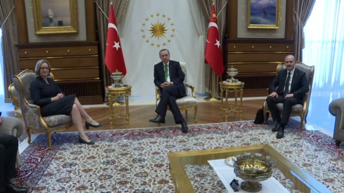 İngiltere İçişleri Bakanı Beştepe’de
