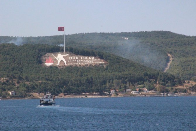 Tarihi Gelibolu Yarımadası’nda Yangın