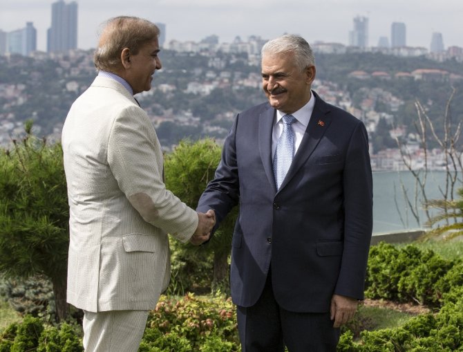 Başbakan Yıldırım, Pencap Eyaleti Başbakanı Şerif’i Kabul Etti