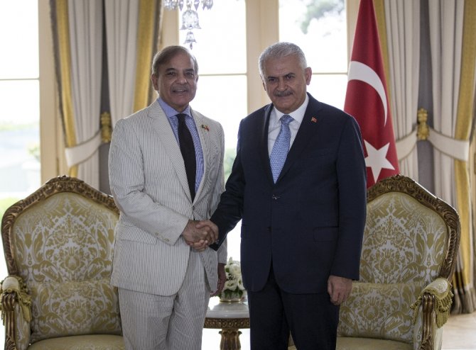Başbakan Yıldırım, Pencap Eyaleti Başbakanı Şerif’i Kabul Etti