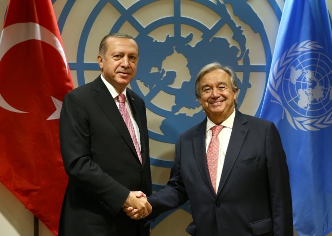 Erdoğan, May Ve Guterres İle Görüştü