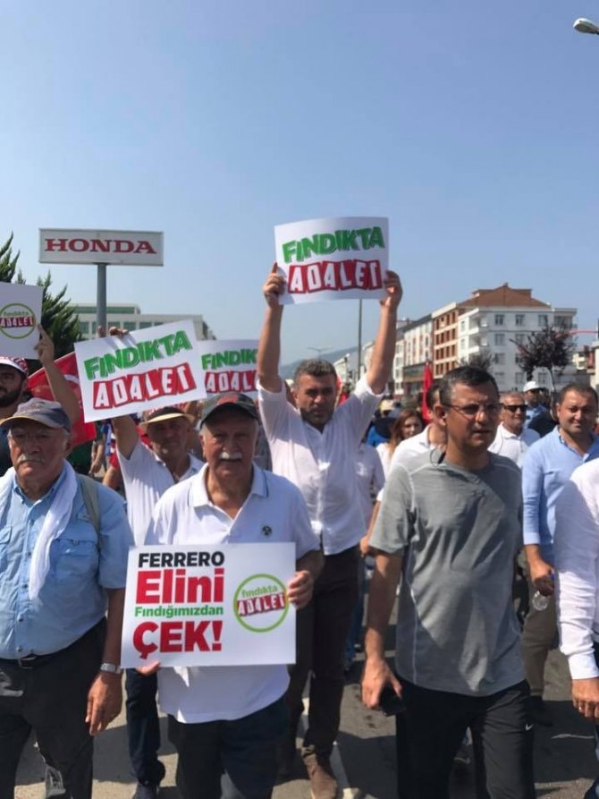 Chp Giresun Milletvekili Bektaşoğlu’ndan “Fındık İçin Adalet” Yürüyüşü Değerlendirmesi
