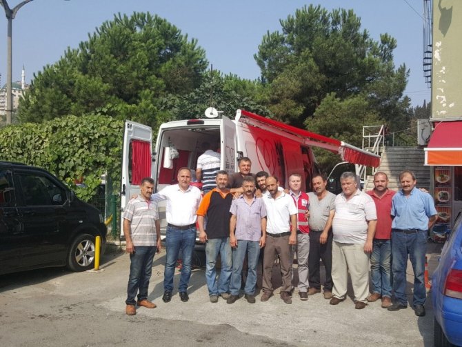Trabzon Sanayi Esnafı Kan Bağışına Destek Verdi