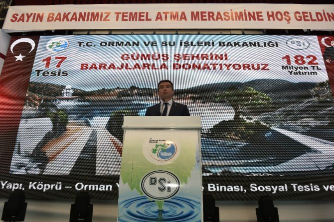 Bakan Eroğlu Gümüşhane’de 182 Milyon Tl’lik Tesislerin Temelini Attı