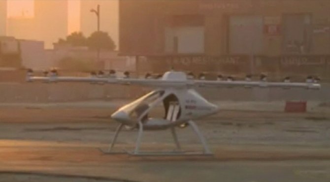 Drone Taksilerin Test Sürüşüne Başlandı