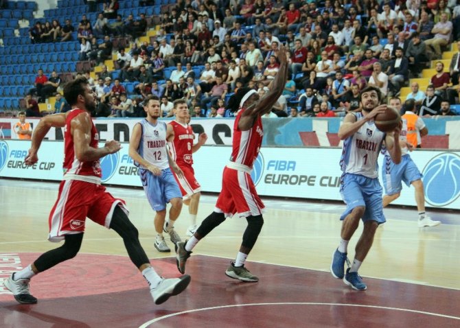 Fıba Erkekler Avrupa Kupası: Trabzonspor: 77 - Szolnoki Olaj: 68