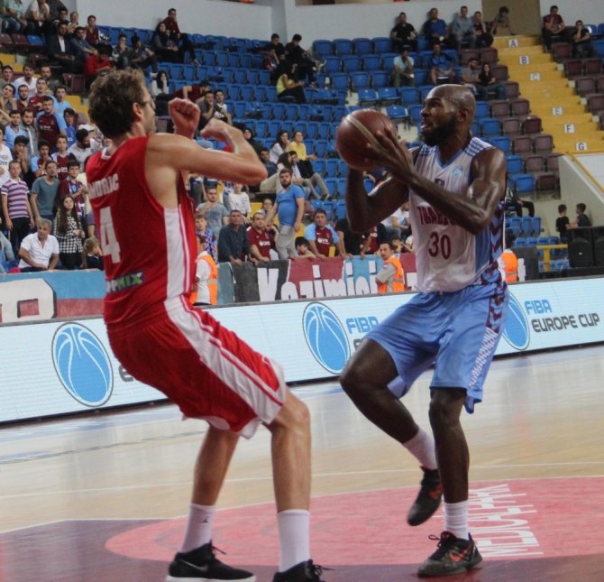 Fıba Erkekler Avrupa Kupası: Trabzonspor: 77 - Szolnoki Olaj: 68