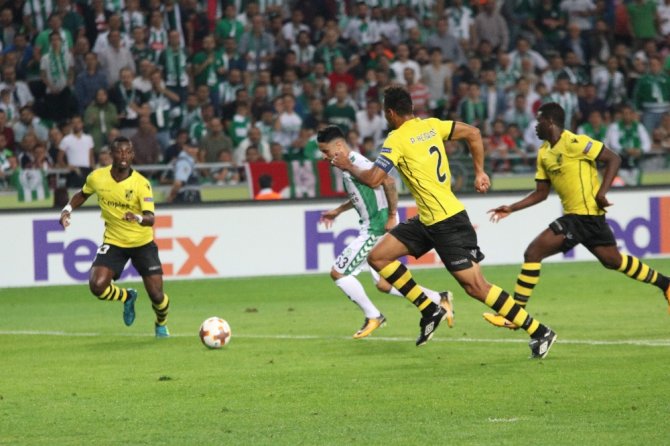İlk Yarı Atiker Konyaspor’un Üstünlüğüyle Bitti