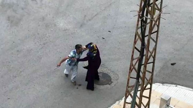 Kocası Kaçtı, Kadın Saldırganla Baş Başa Kaldı