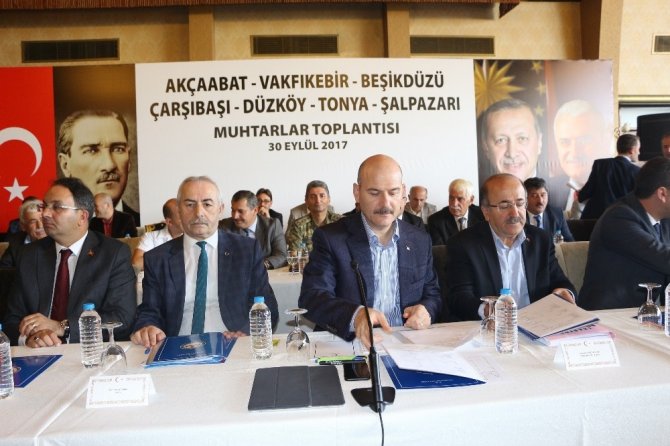 Bakan Soylu, Muhtarlarla Buluştu