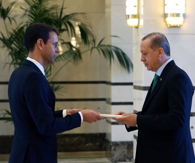 İsviçre Büyükelçisi’nden Cumhurbaşkanı Erdoğan’a Güven Mektubu